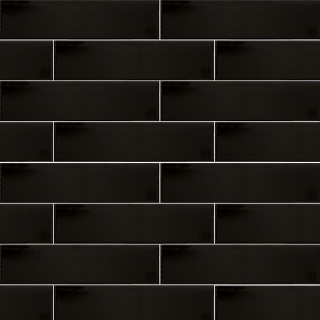 MSI Kona Black 4 in. x 16 in. Glossy Ceramic Subway Wall Tile, 25PK ZOR-PT-0711